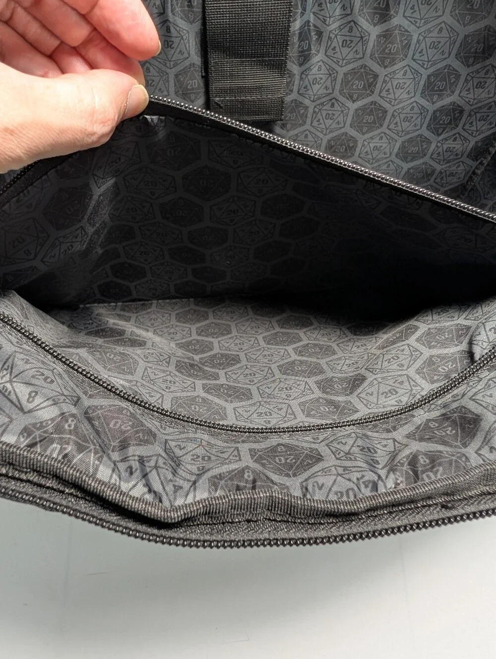 ThinkGeek D20 Bag Of Holding Convertible Fast Travel Backpack Messenger Bag